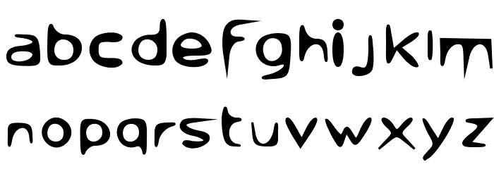 Venom Sans Bold Font LOWERCASE