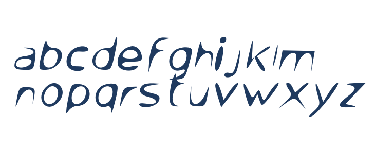 Venom Sans Oblique Lowercase