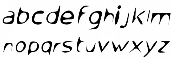 Venom Sans Oblique Fuentes MINÚSCULAS