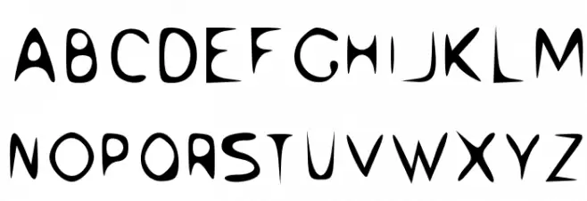Venom Sans Schriftart Groß