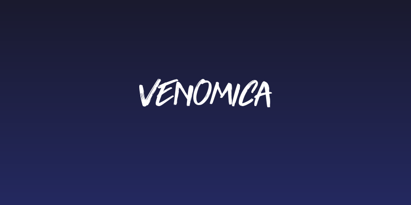 Venomica Social Header