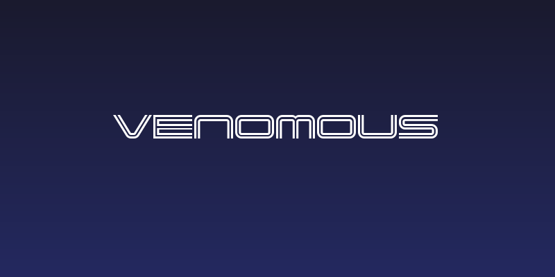 Venomous Social Header