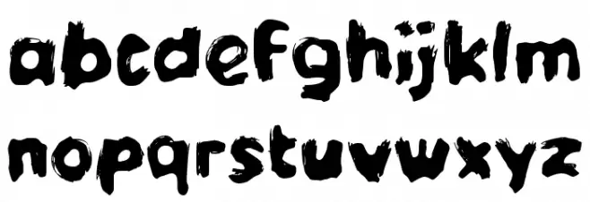 Venomua Шрифта строчной