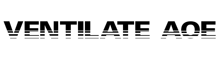 Ventilate AOE Font