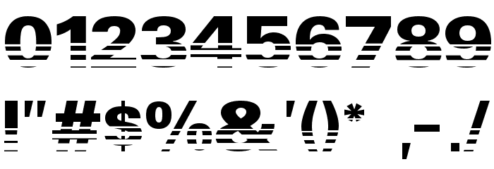 Ventilate AOE Font OTHER CHARS