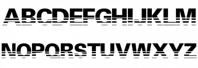 Ventilate Font UPPERCASE