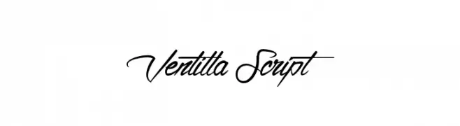 Ventilla Script  नि: शुल्क फ़ॉन्ट्स डाउनलोड