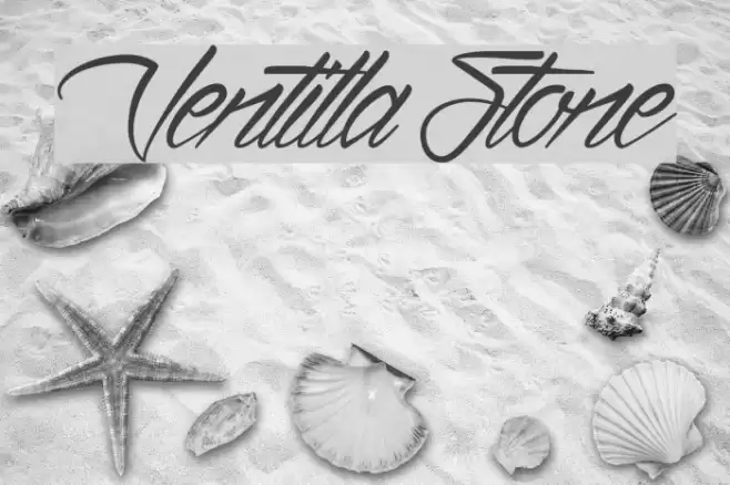 Ventilla Stone Font examples