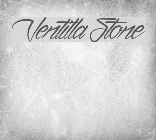 Ventilla Stone Font examples