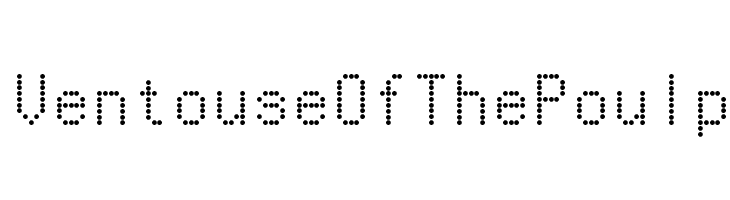 VentouseOfThePoulp Font