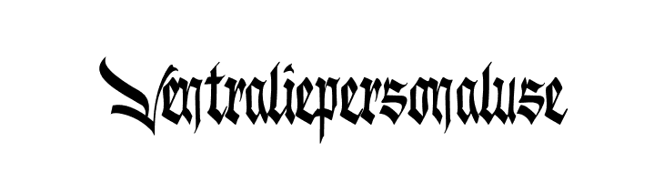Ventralie personal use  Frei Schriftart Herunterladen