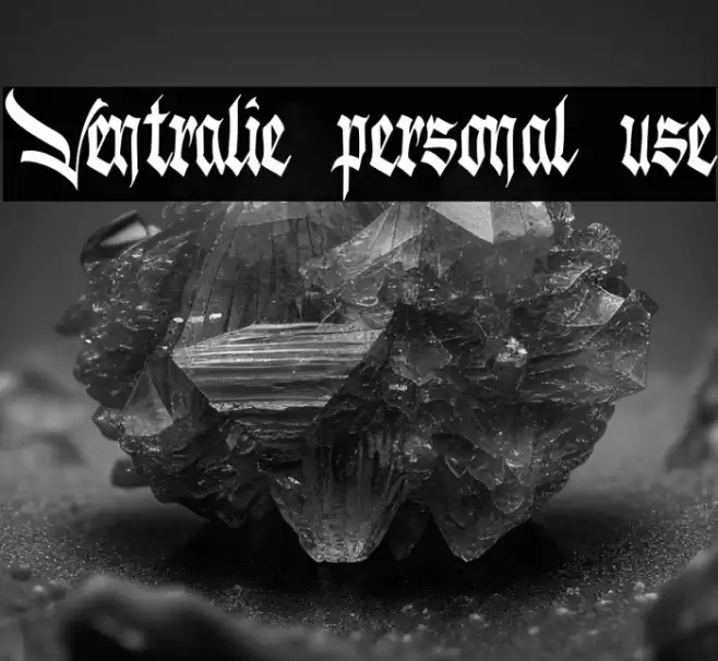 Ventralie personal use Font examples