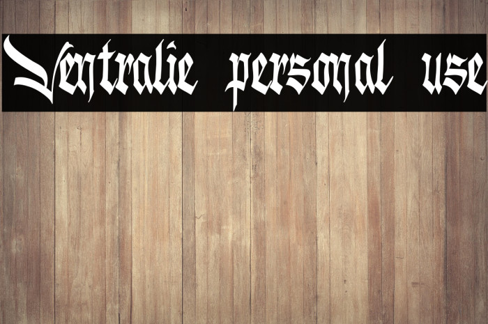 Ventralie personal use Example 3