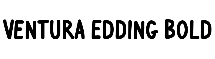 Ventura Edding Bold Font