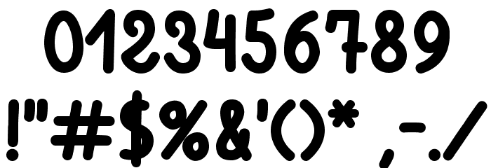 Ventura Edding Bold フォント その他の文字