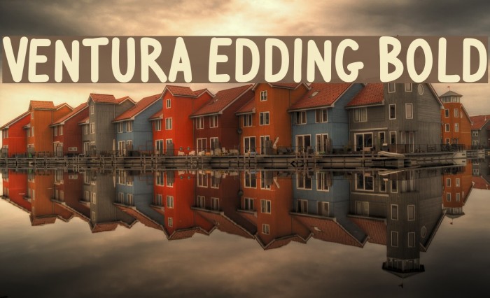 Ventura Edding Bold フォント examples