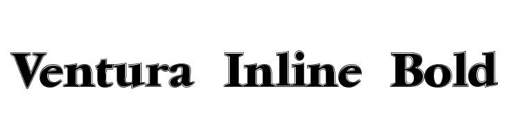 Ventura Inline Bold  Скачать бесплатные шрифты