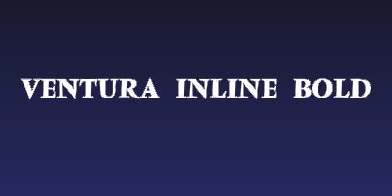 Ventura Inline Bold Social Header