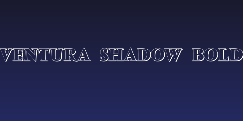 Ventura Shadow Bold Social Header