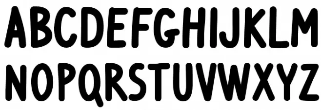 VenturaEdding-Bold फ़ॉन्ट लोअरकेस