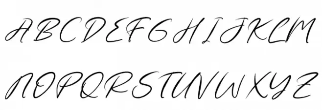 Venturas Caratteri MAIUSCOLE