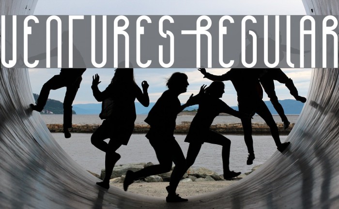 Ventures-Regular Font examples