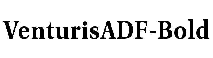 VenturisADF-Bold Font