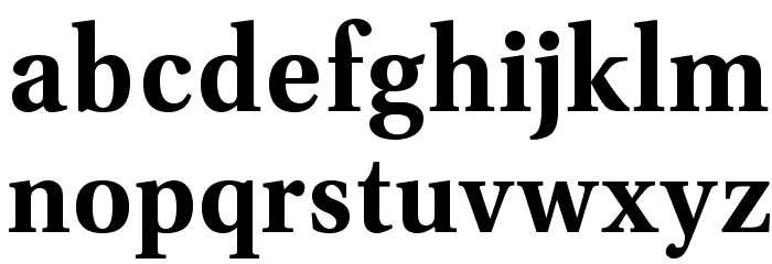 VenturisADF-Bold Font LOWERCASE