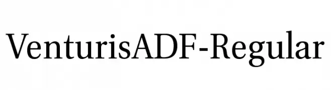 VenturisADF-Regular  Frei Schriftart Herunterladen