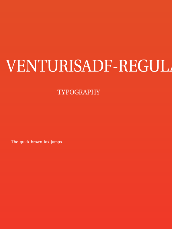 VenturisADF-Regular Poster