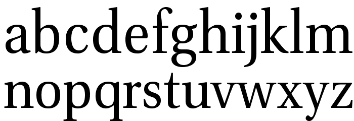 VenturisADF-Regular Font LOWERCASE