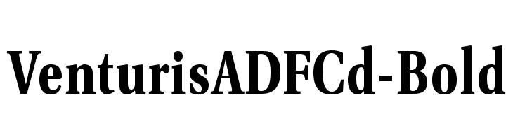 VenturisADFCd-Bold Font