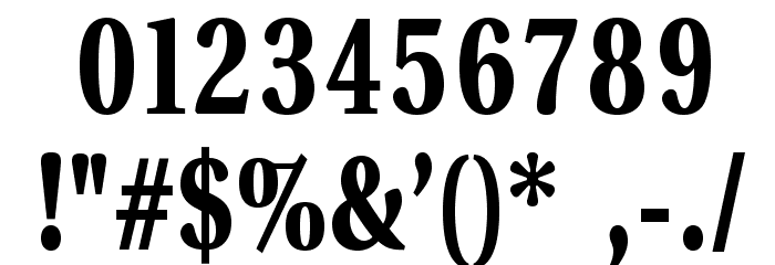 VenturisADFCd-Bold Font OTHER CHARS