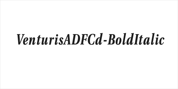 VenturisADFCd-BoldItalic Logo