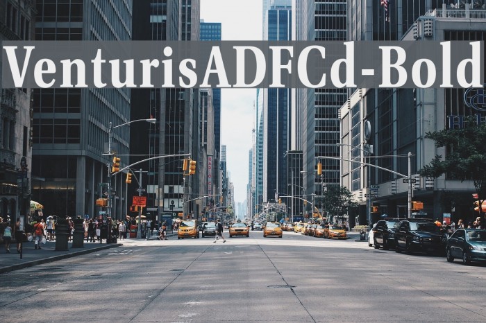 VenturisADFCd-Bold Font examples