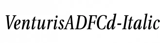 VenturisADFCd-Italic  Frei Schriftart Herunterladen