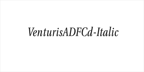 VenturisADFCd-Italic Logo