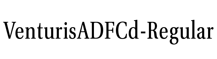 VenturisADFCd-Regular Font