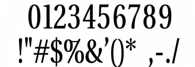 VenturisADFCd-Regular Font OTHER CHARS