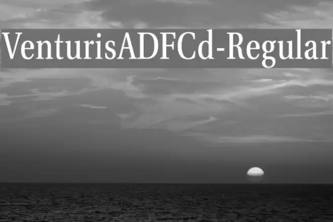 VenturisADFCd-Regular Font examples