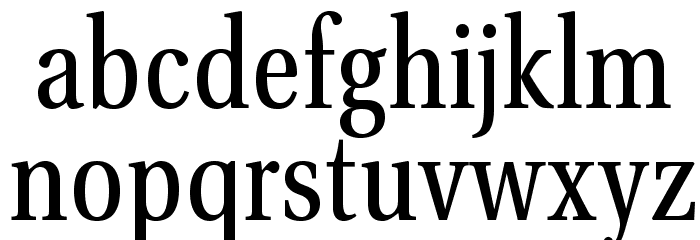 VenturisADFCd-Regular Font LOWERCASE