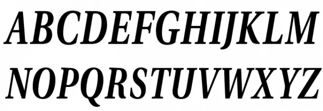 VenturisADFCdStyle-BoldItalic Font Litere mari
