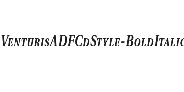 VenturisADFCdStyle-BoldItalic Logo