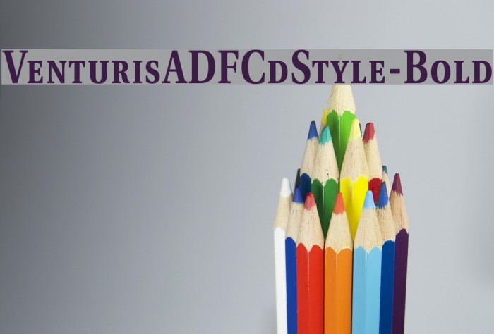 VenturisADFCdStyle-Bold Font examples