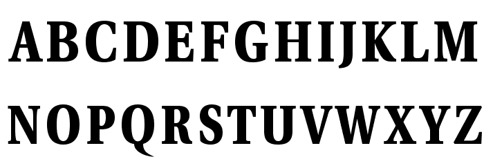 VenturisADFCdStyle-Bold Font LOWERCASE