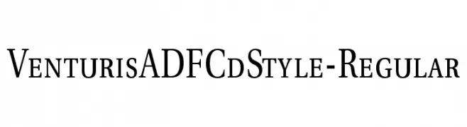 VenturisADFCdStyle-Regular  Descarca Fonturi Gratis