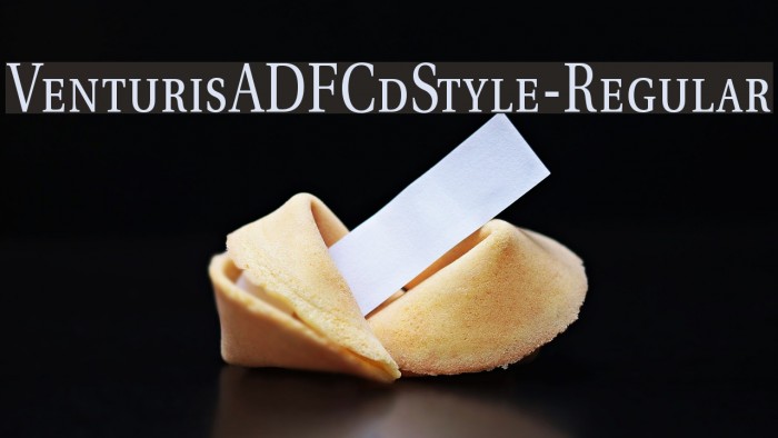 VenturisADFCdStyle-Regular Font examples
