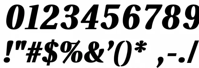 VenturisADFHeavy-Italic خط محارف أخرى