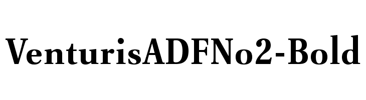 VenturisADFNo2-Bold Font