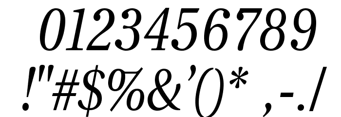 VenturisADFNo2-Italic Font OTHER CHARS